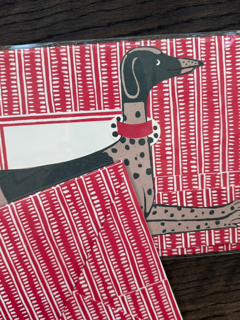 Giant Mantelpiece Dog Card by Cambridge Imprint