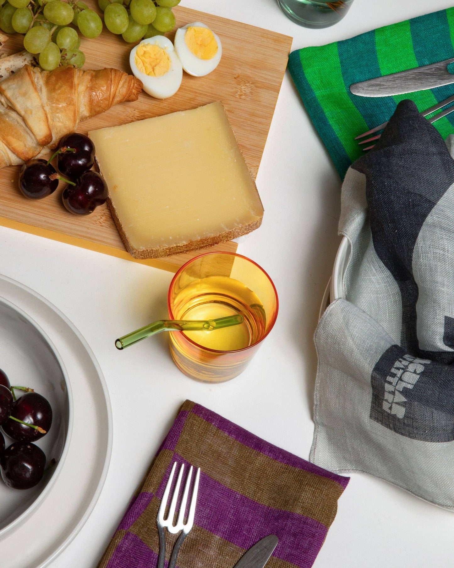 Linen Scarf by Irregular Sleep Pattern (Beetroot)