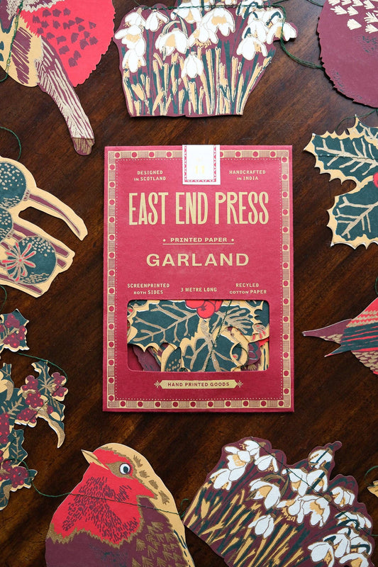 Hedgerow Sewn Garland by East End Press