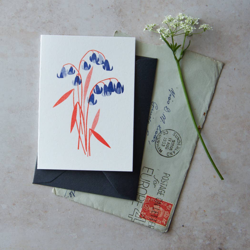 Bluebell Mini Card by Bobbie Print