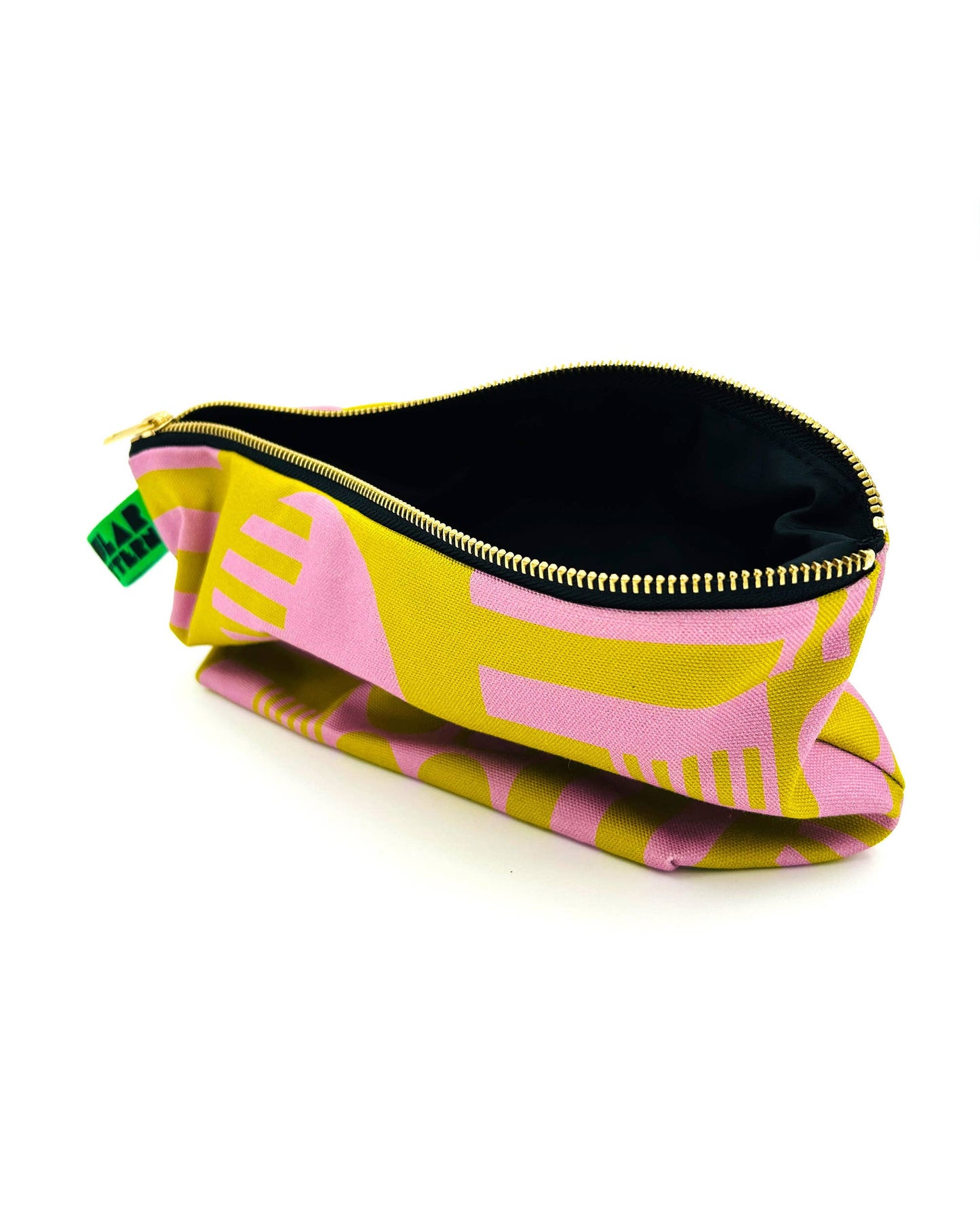 Organic Cotton Washbag in Wasabi: Wasabi