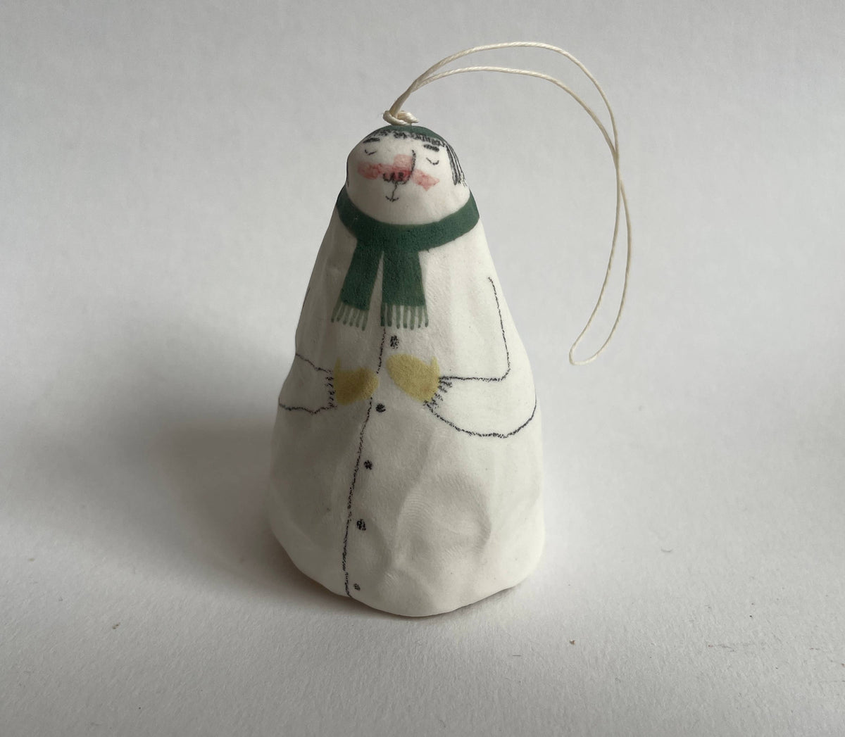Becca Brown porcelain Jingle Bauble - Individual