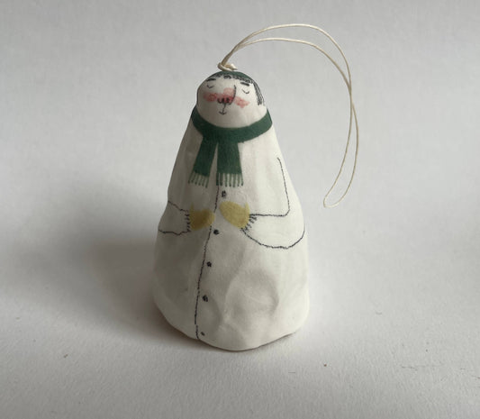 Becca Brown porcelain Jingle Bauble - Individual