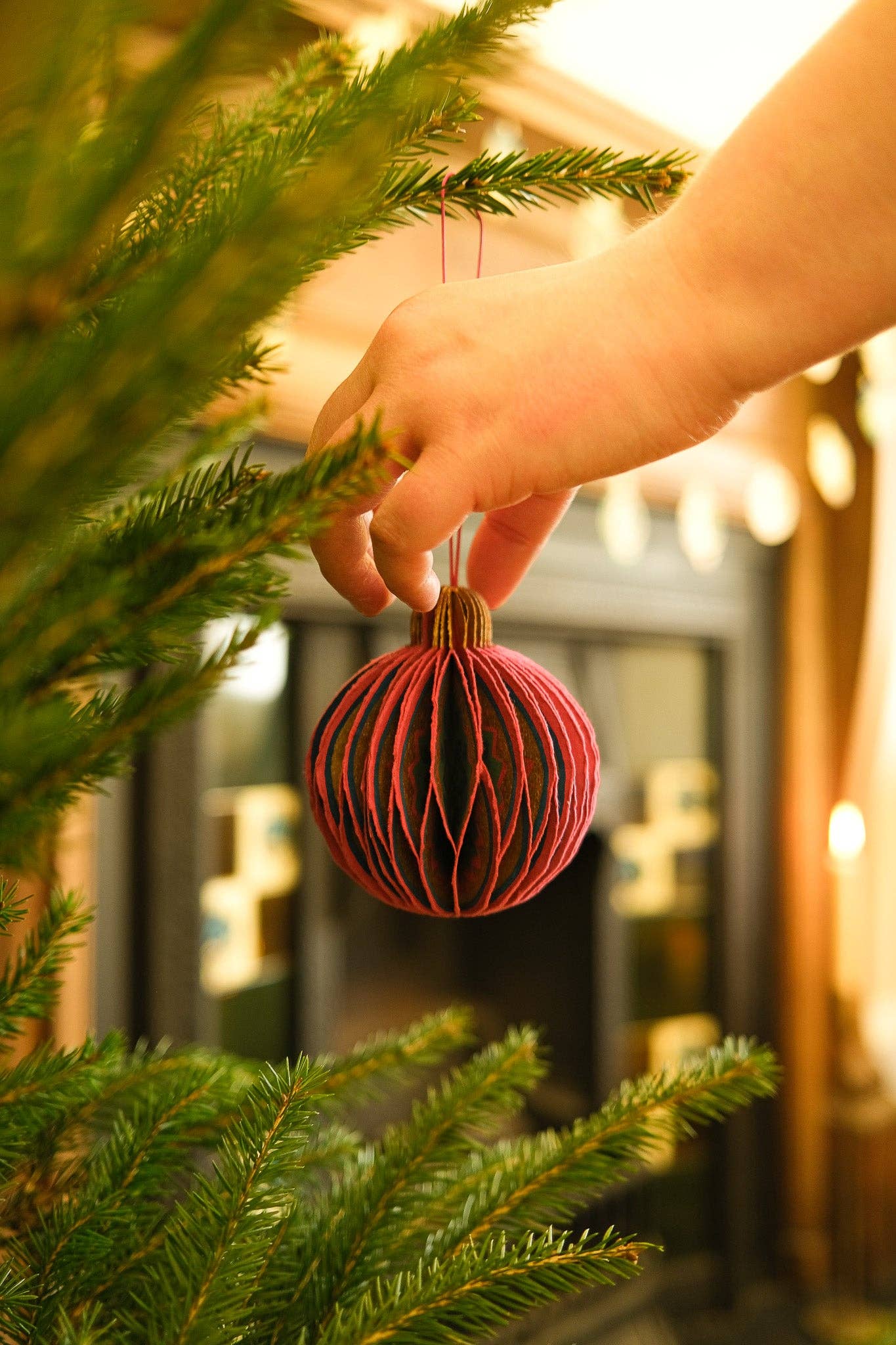 Pink Bauble Honeycomb