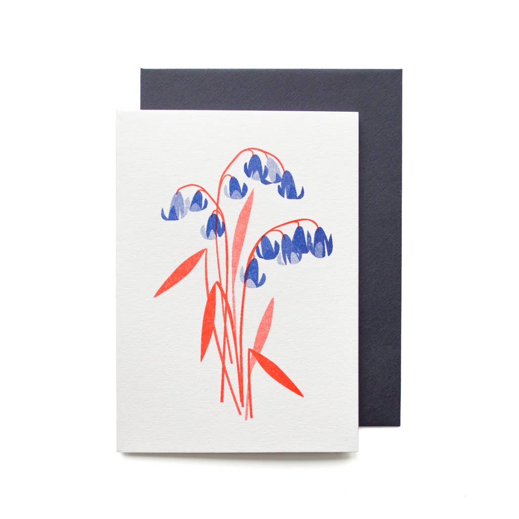 Bluebell Mini Card by Bobbie Print