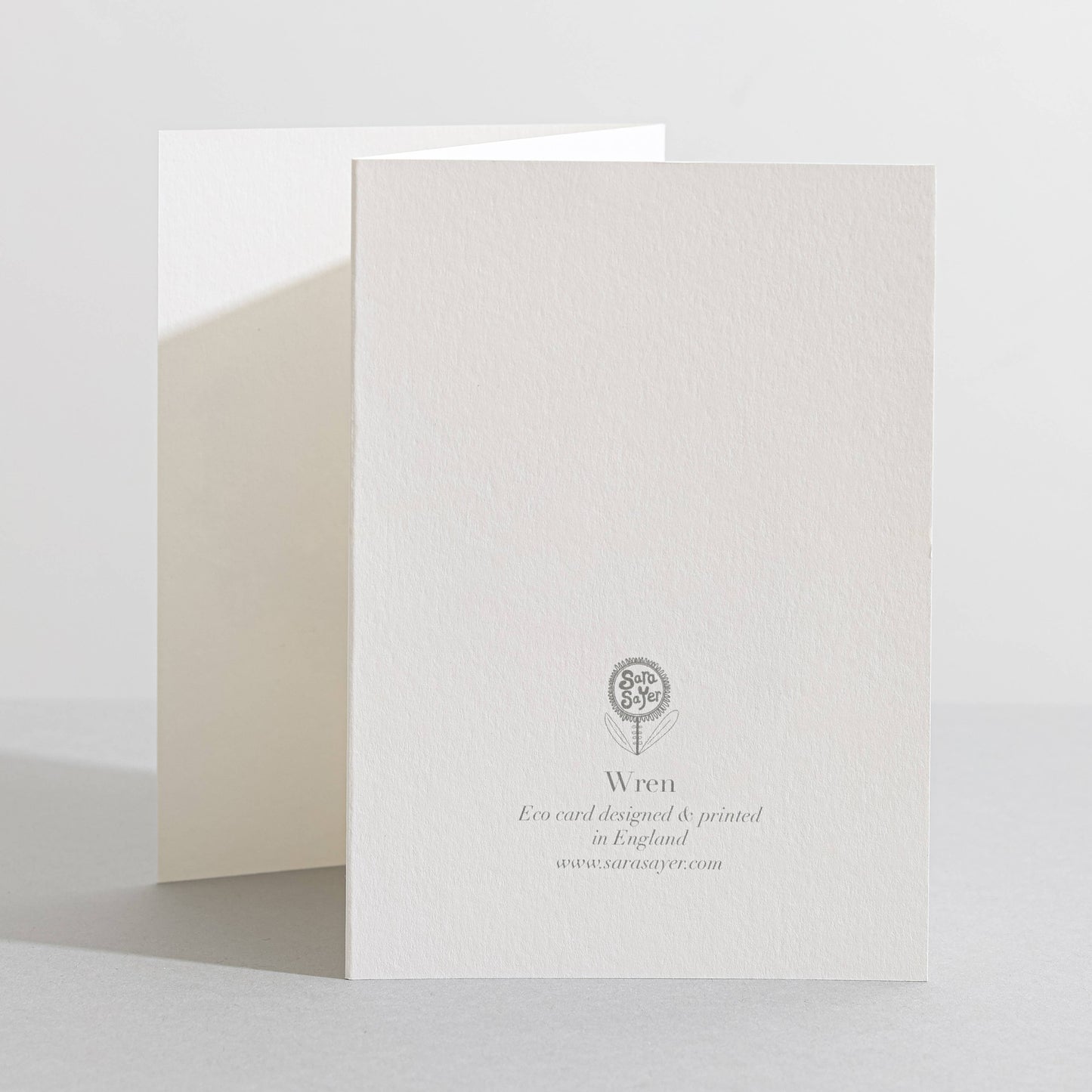 Wren Concertina Card by Sara Sayer