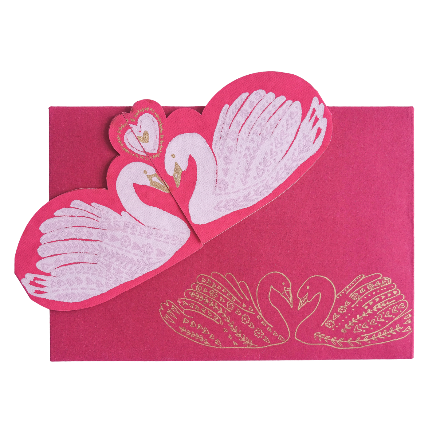 Kissing Swans Card by East End Press
