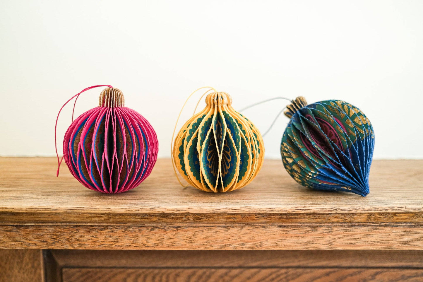 Blue Bauble Honeycomb