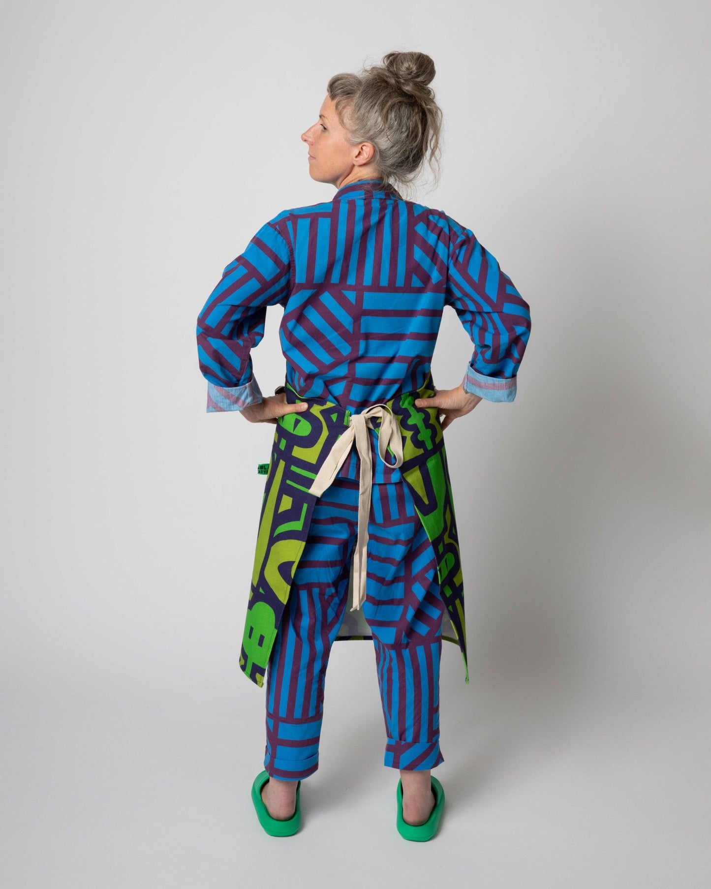 Apron in Jungle: Green