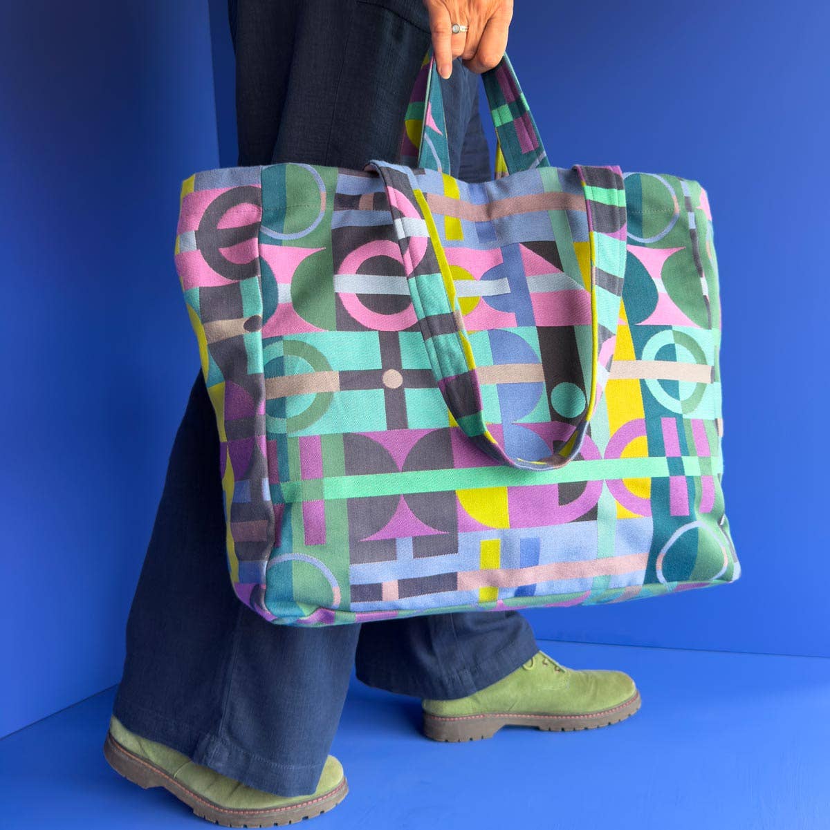 Extra Large Luxury Shopper Bag by Margo Selby (Flux)