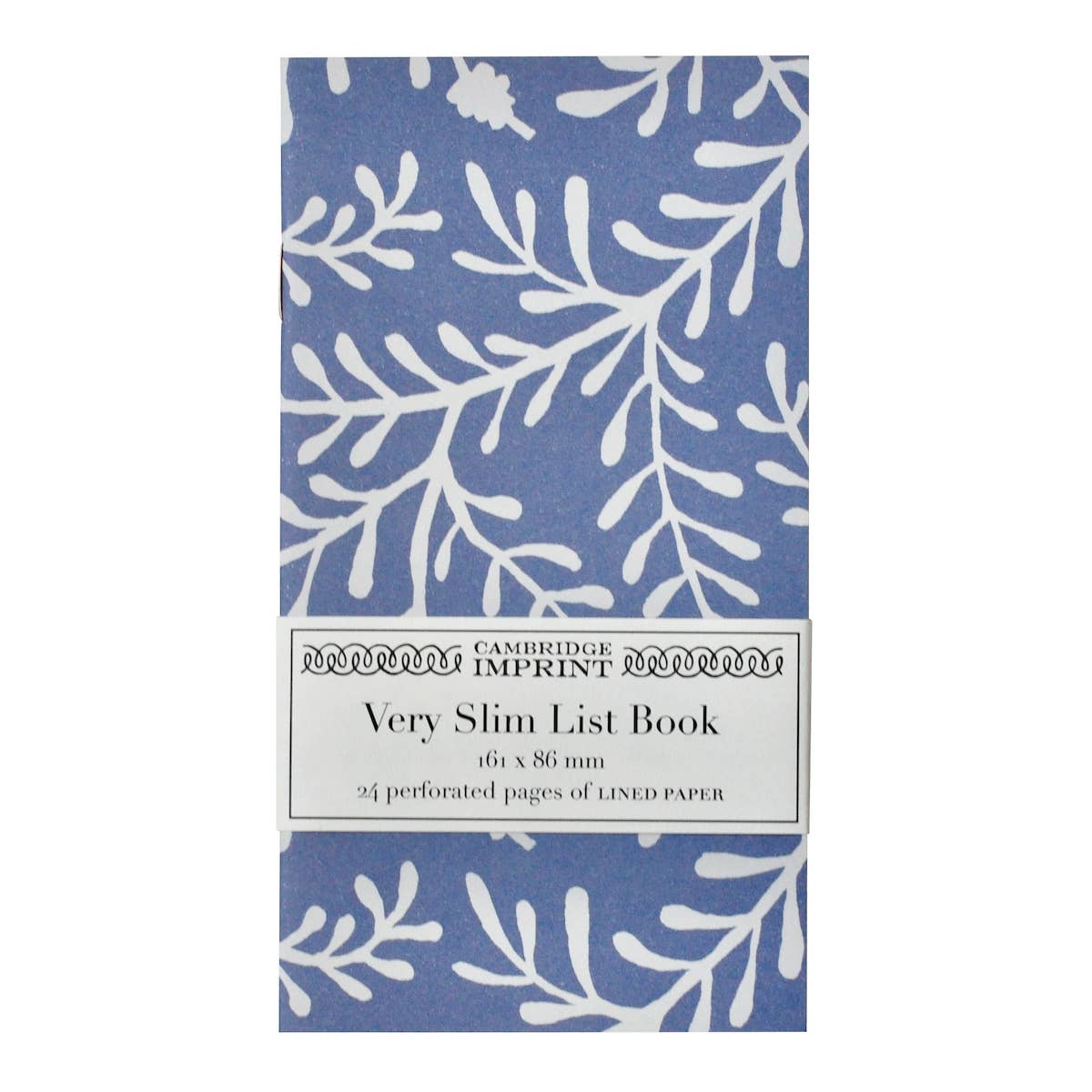 Very Slim List Book by Cambridge Imprint (Sprig Harebell)