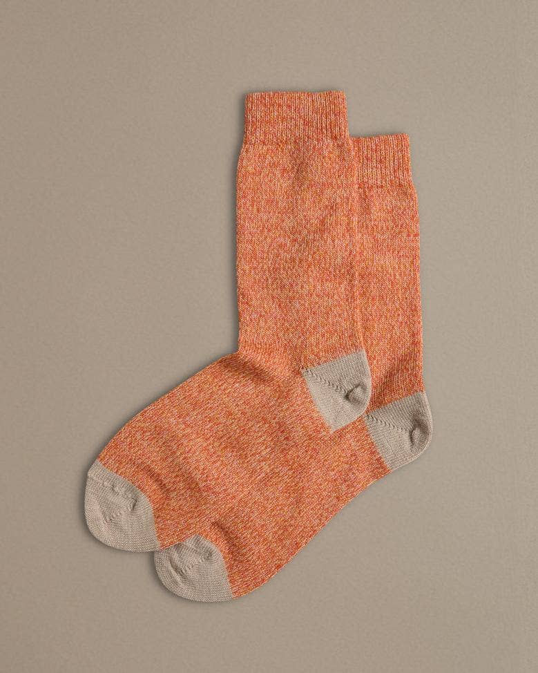 Merino Wool Socks by Rove (UK 4-7) | Tangerine