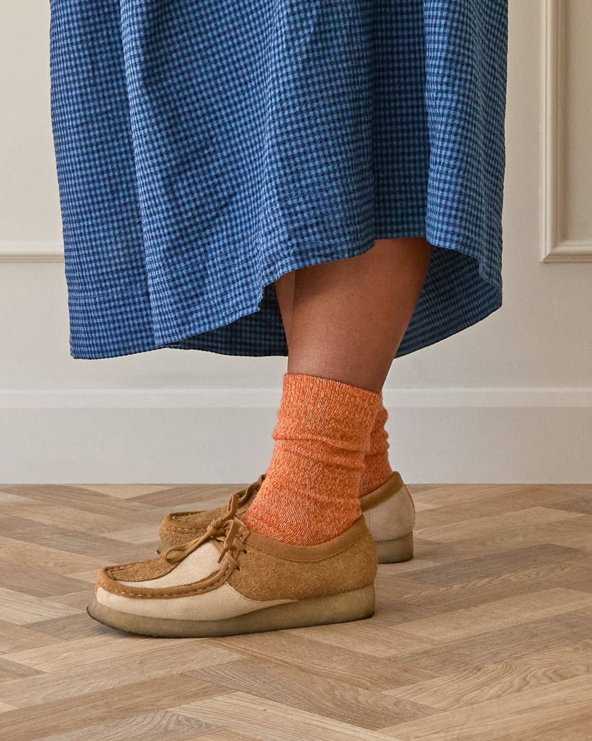Merino Wool Socks by Rove (UK 4-7) | Tangerine