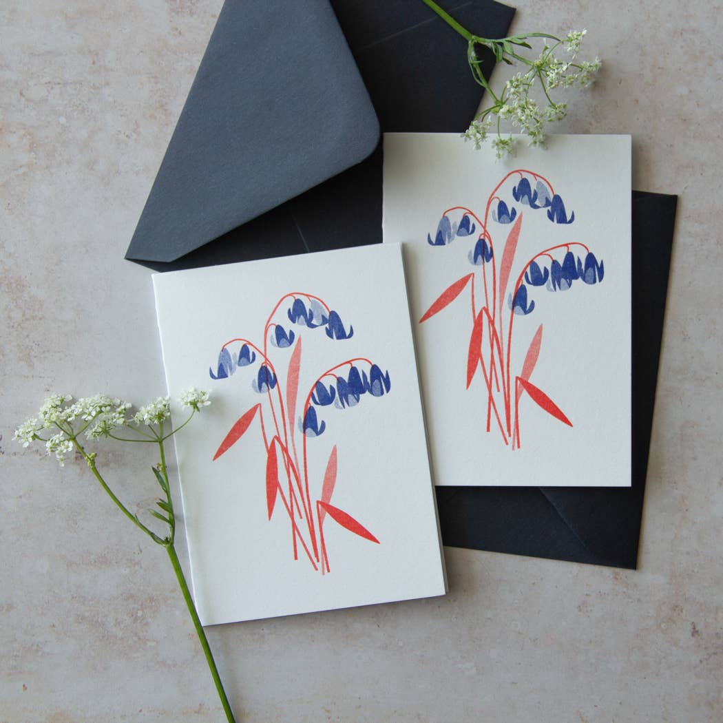Bluebell Mini Card by Bobbie Print