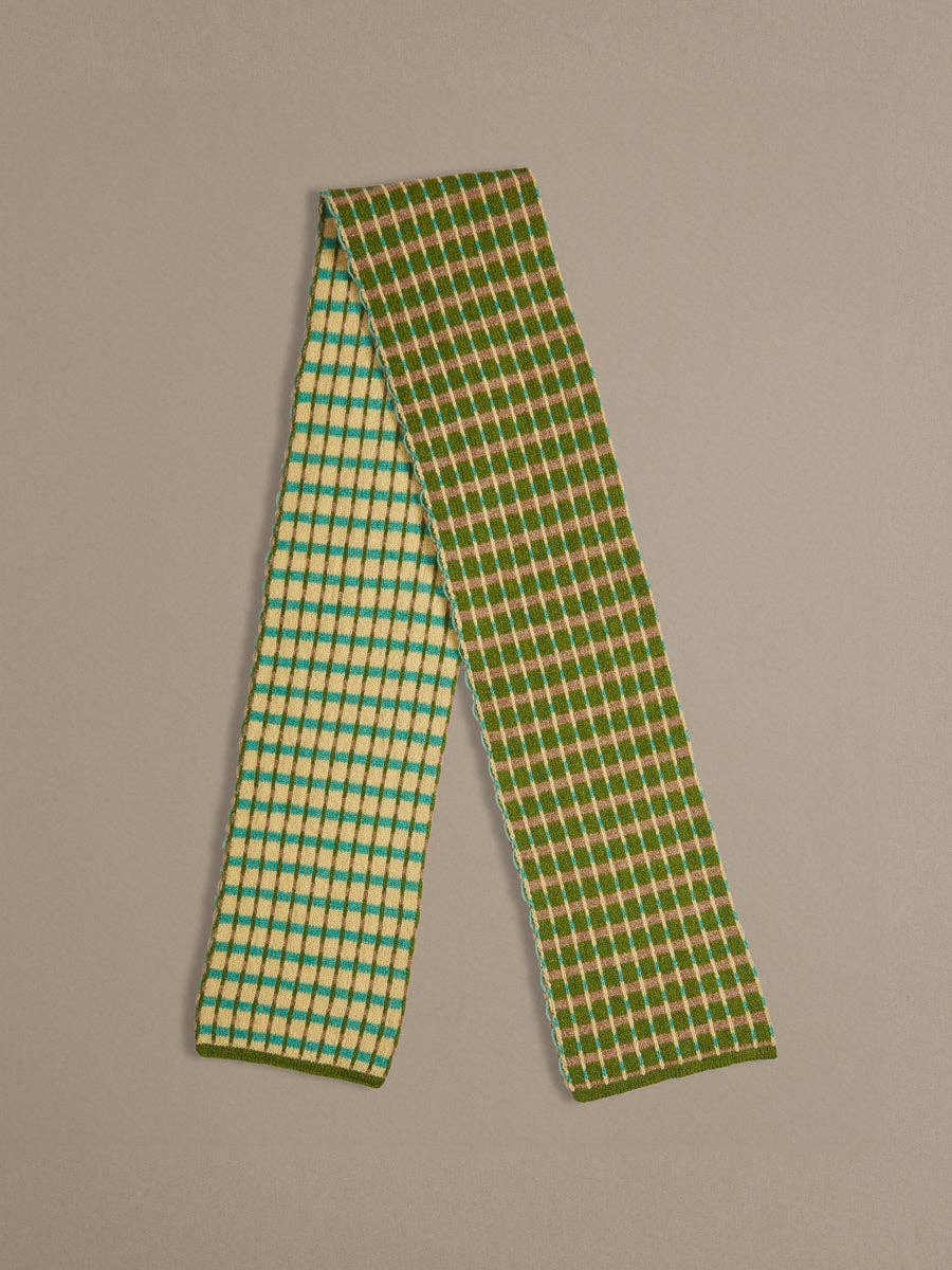 Rove Boro Scarf | Matcha Green
