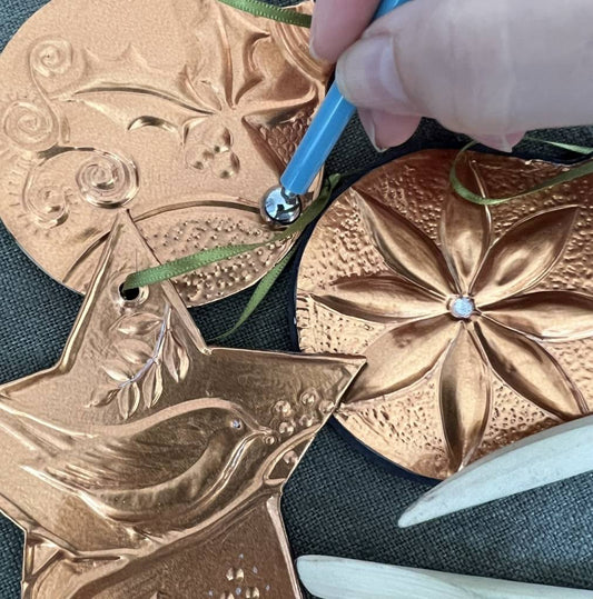 Decorative Copper Baubles with Rebecca Stark