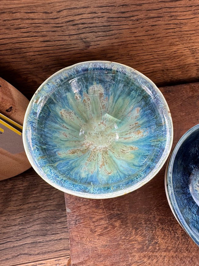 Handmade Multi Glaze & Fire Bowls by Cath Jeannot