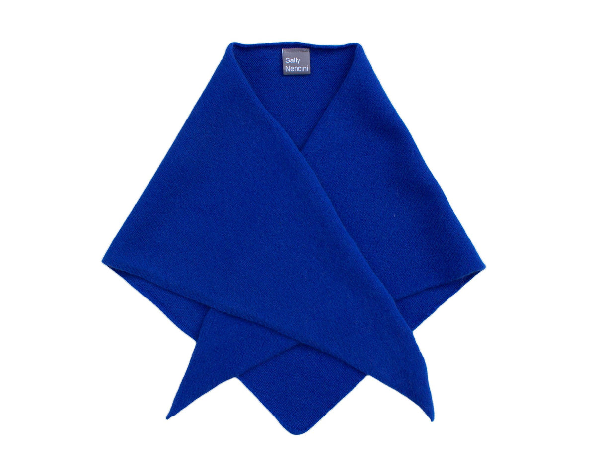 Lambswool Triangle Neck Scarf by Sally Nencini