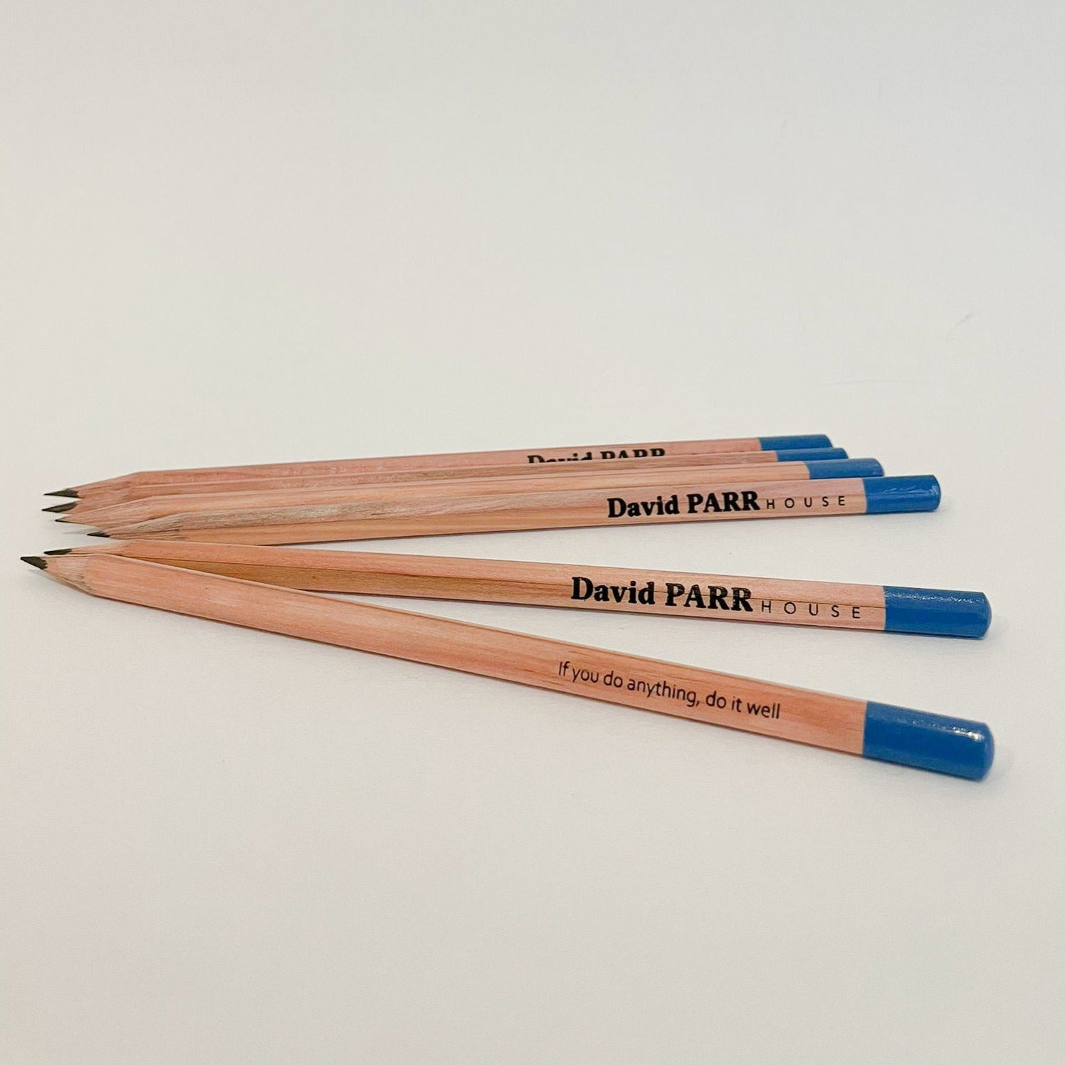 David Parr House Wooden Pencil Blue Tip