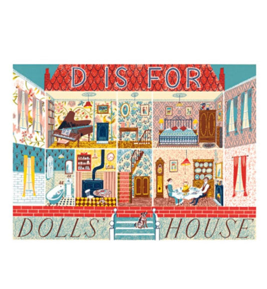 ’D is for Doll’s House’ Greetings Card