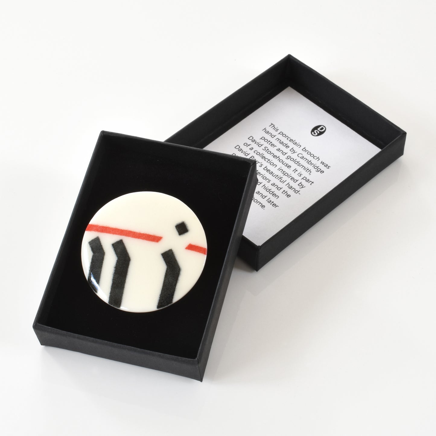 Lettering Brooch by David Stonehouse