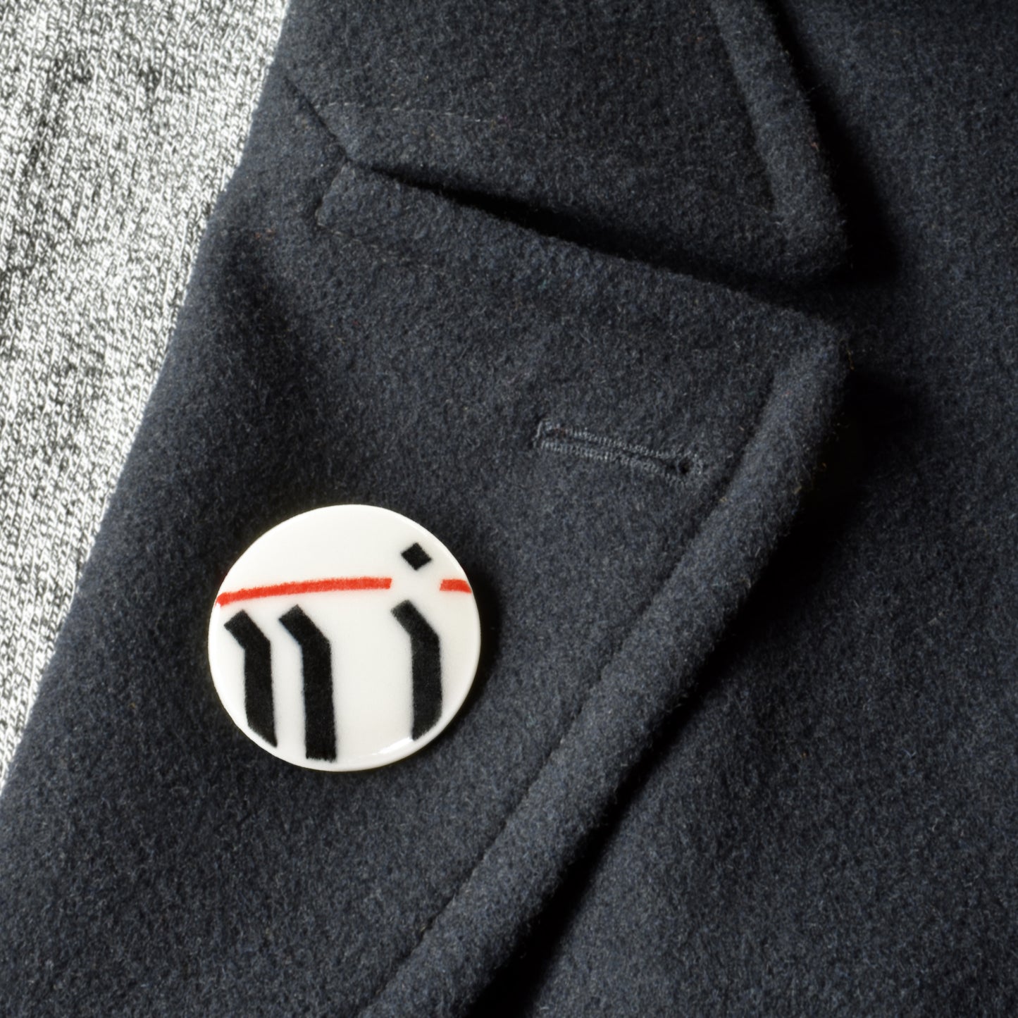 Lettering Brooch by David Stonehouse