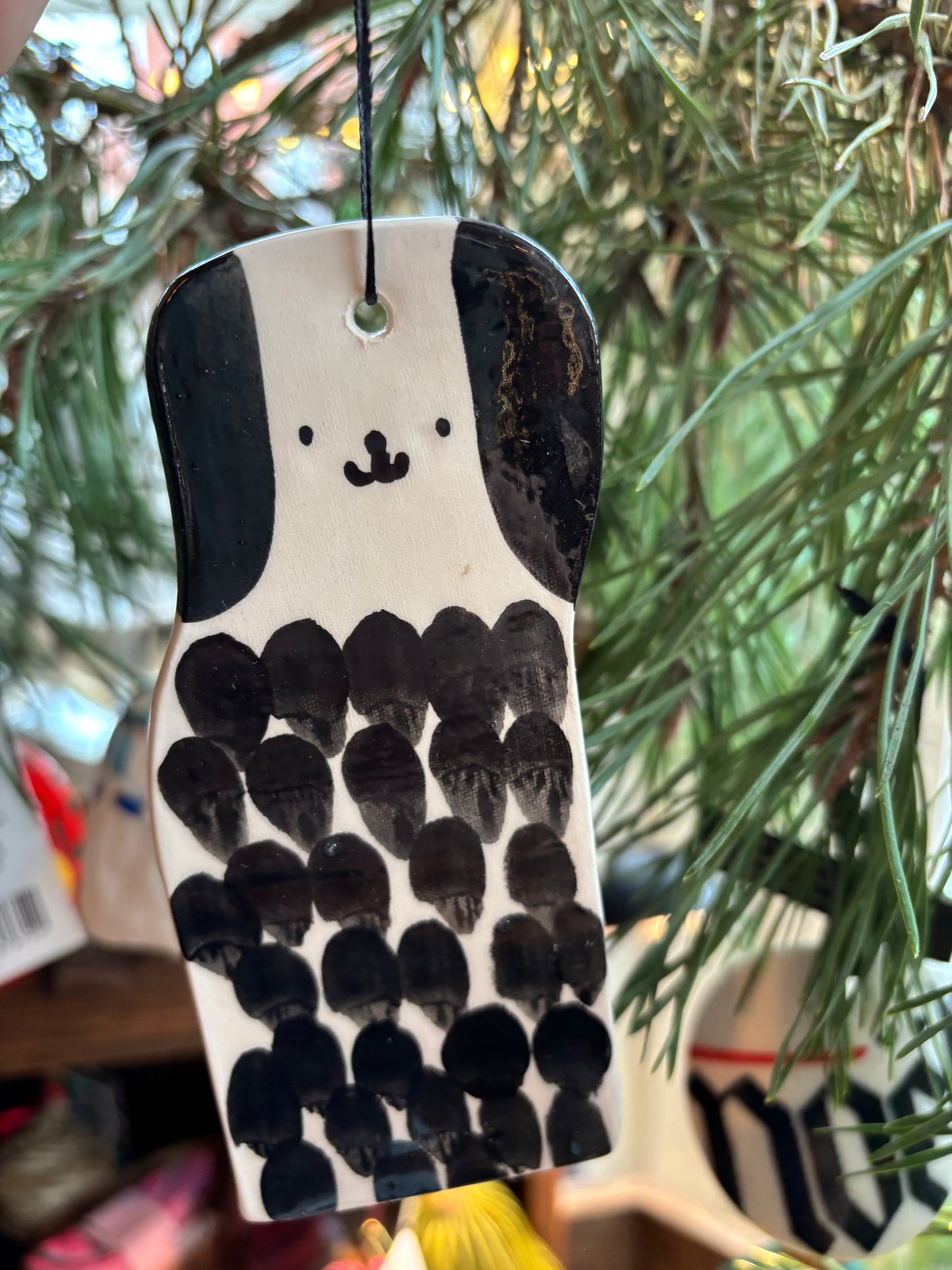 Dog Ornament by Alex Sickling