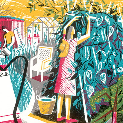 Früchte unserer Arbeit (ungerahmt) von Clare Curtis