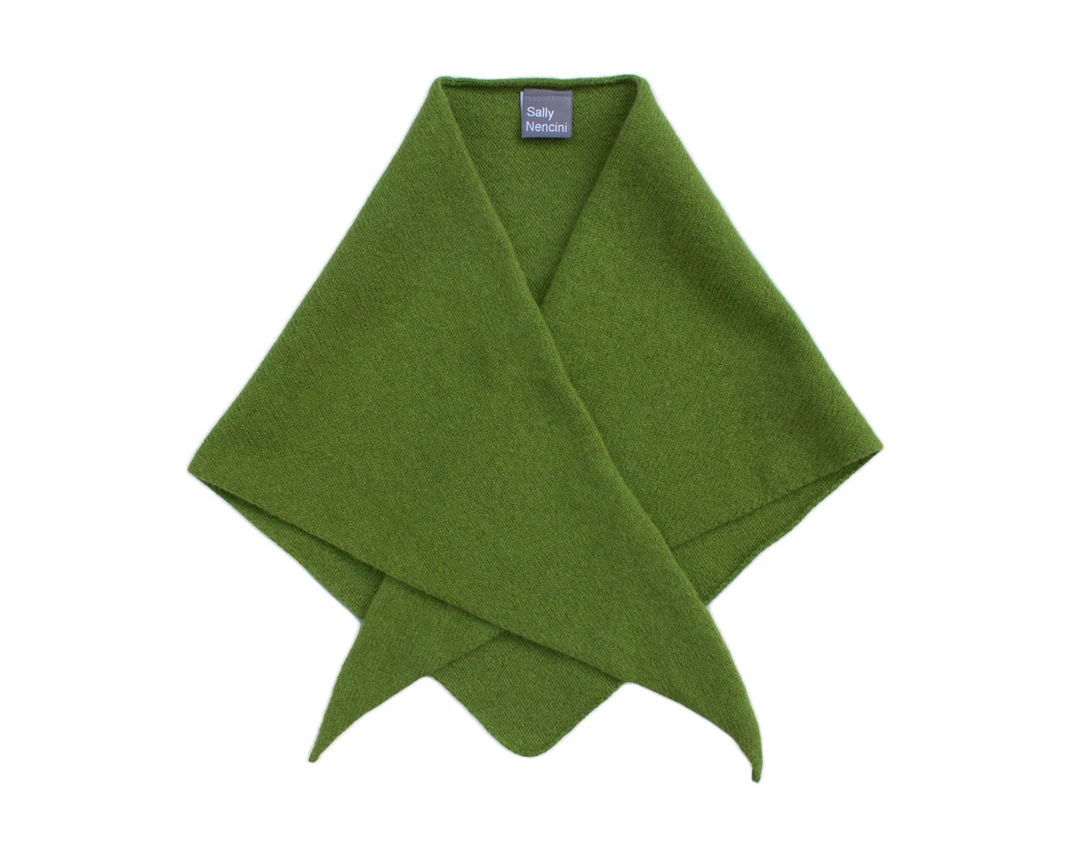 Lambswool Triangle Neck Scarf by Sally Nencini