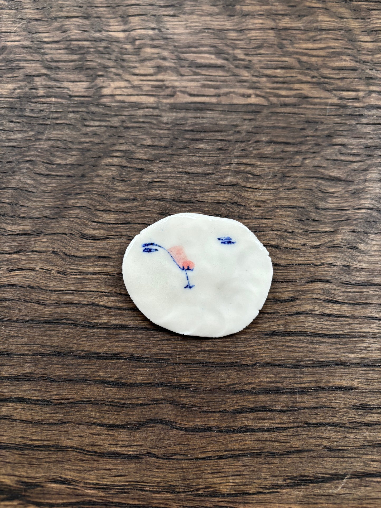 Hand-made Porcelain Brooches by Becca Brown