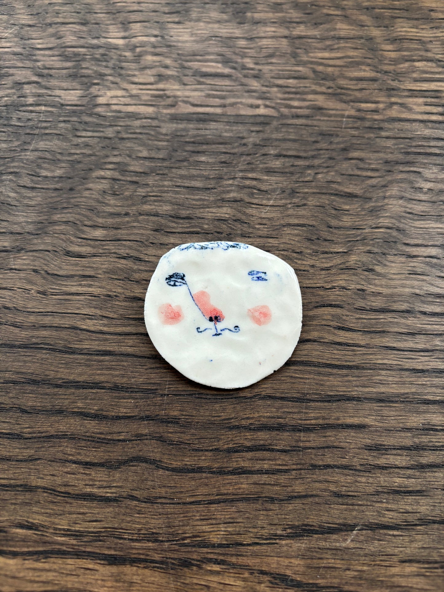 Hand-made Porcelain Brooches by Becca Brown