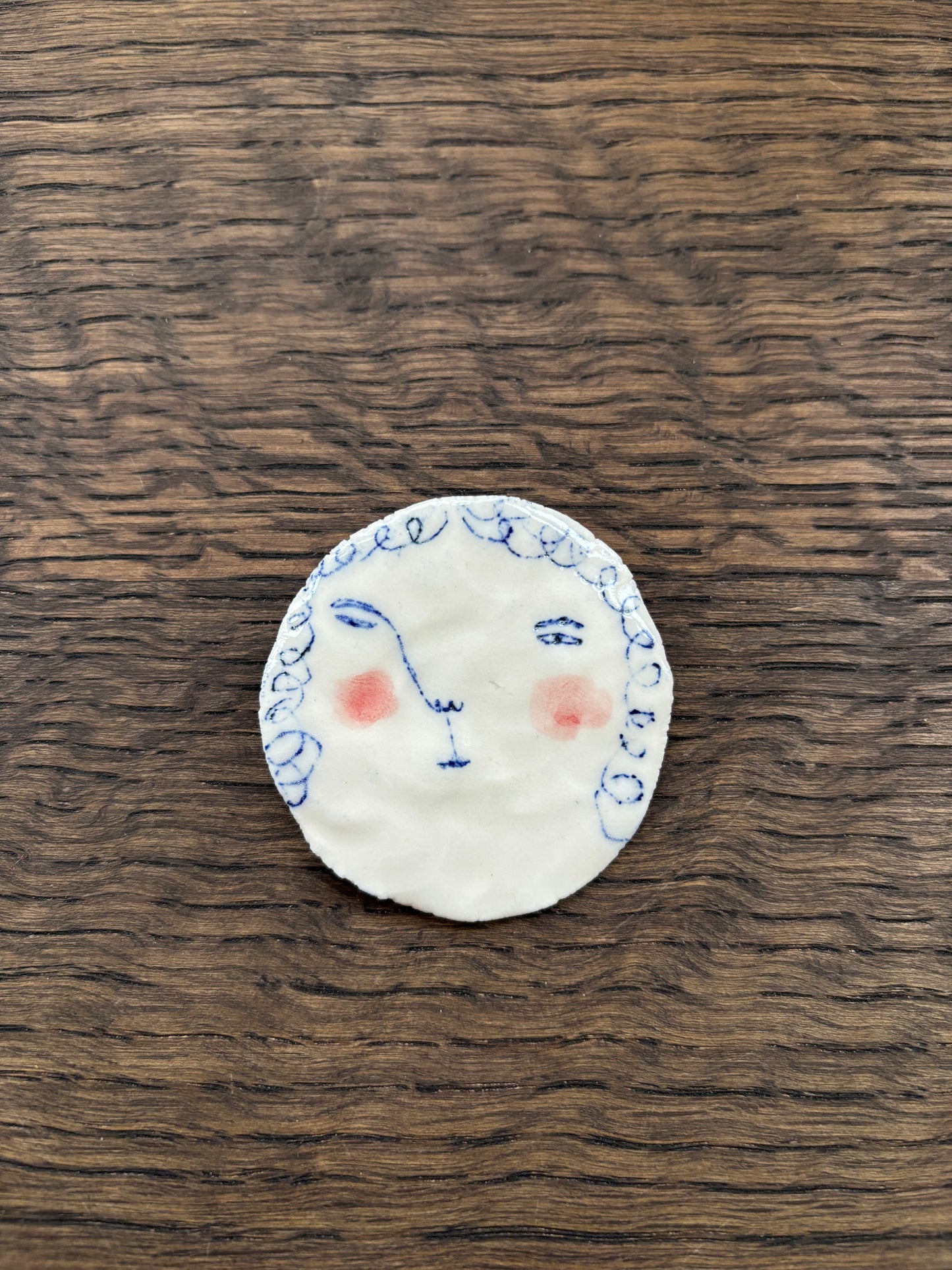 Hand-made Porcelain Brooches by Becca Brown