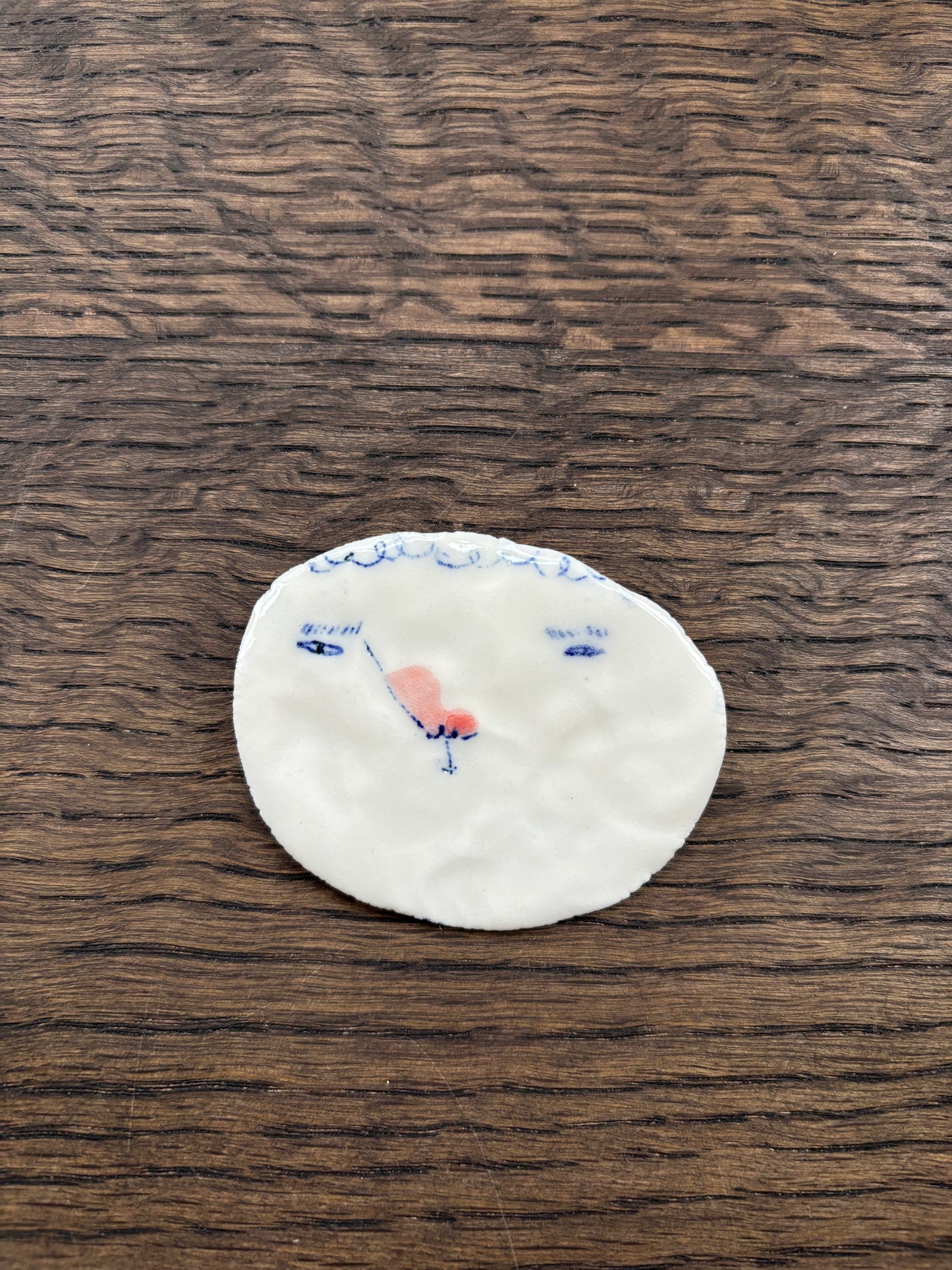 Hand-made Porcelain Brooches by Becca Brown
