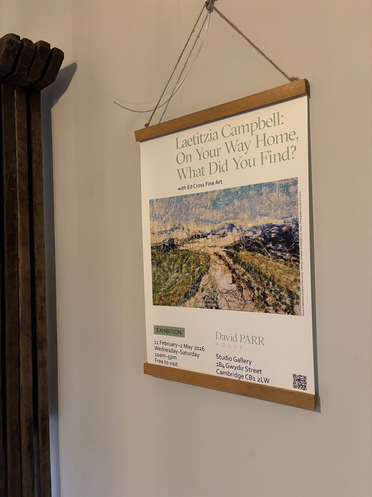 Laetitzia Campbell Exhibition Poster