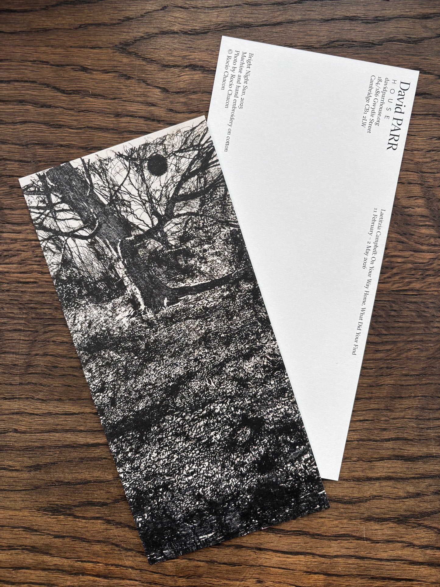 Laetitzia Campbell Bright Night Sun Mantel Card