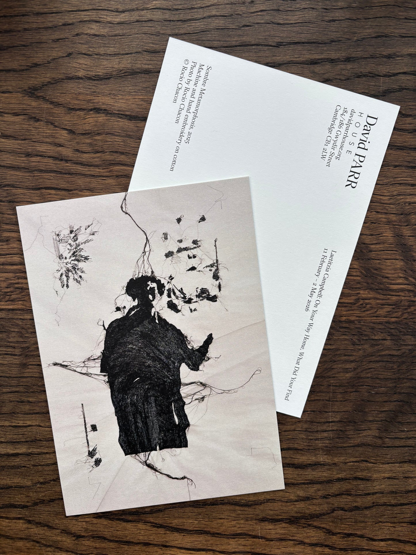 Laetitzia Campbell Sombre Metamorphosis Mantel Card