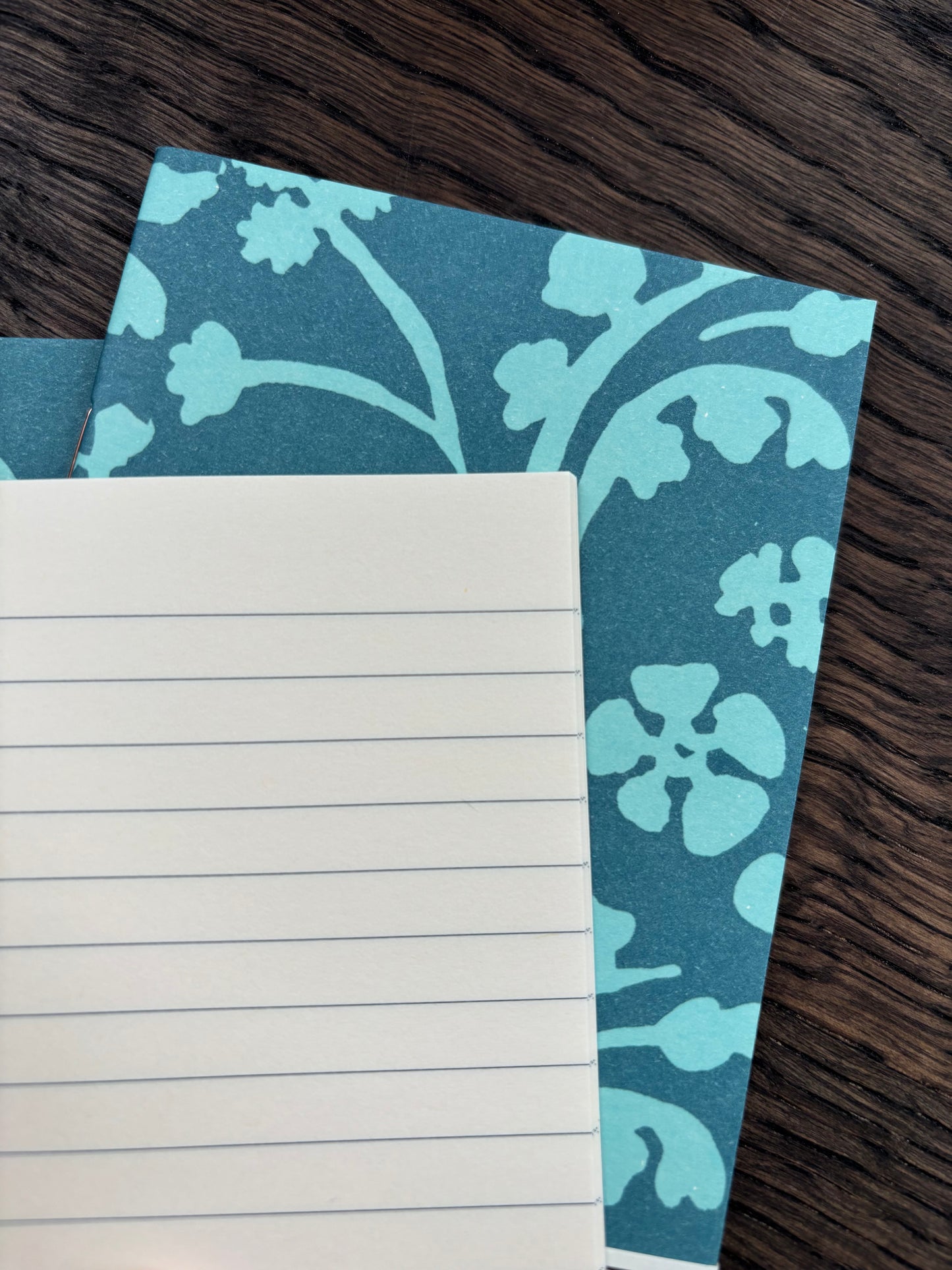 Very Slim List Book by Cambridge Imprint (Wild Flowers Blue)