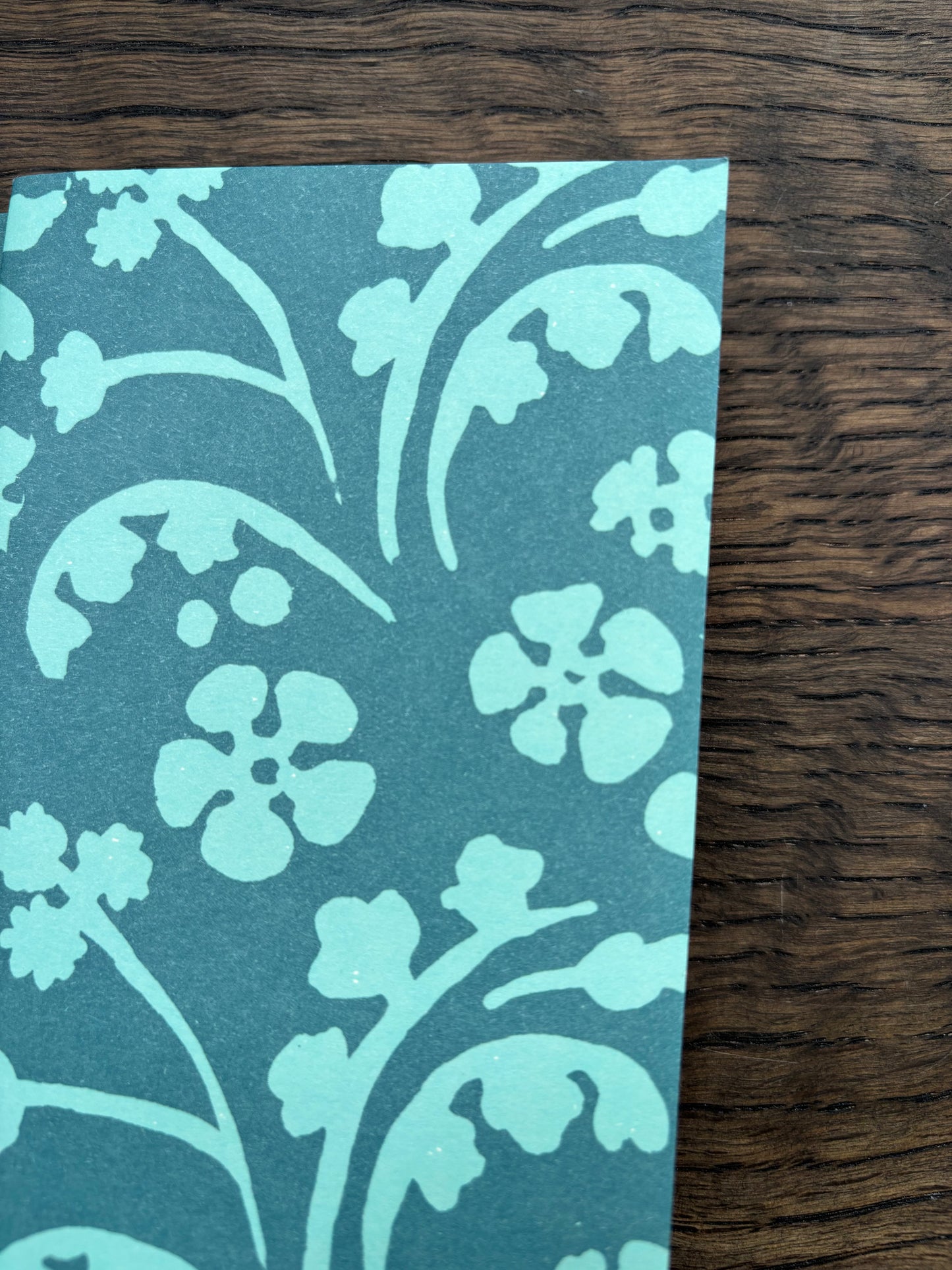 Very Slim List Book by Cambridge Imprint (Wild Flowers Blue)