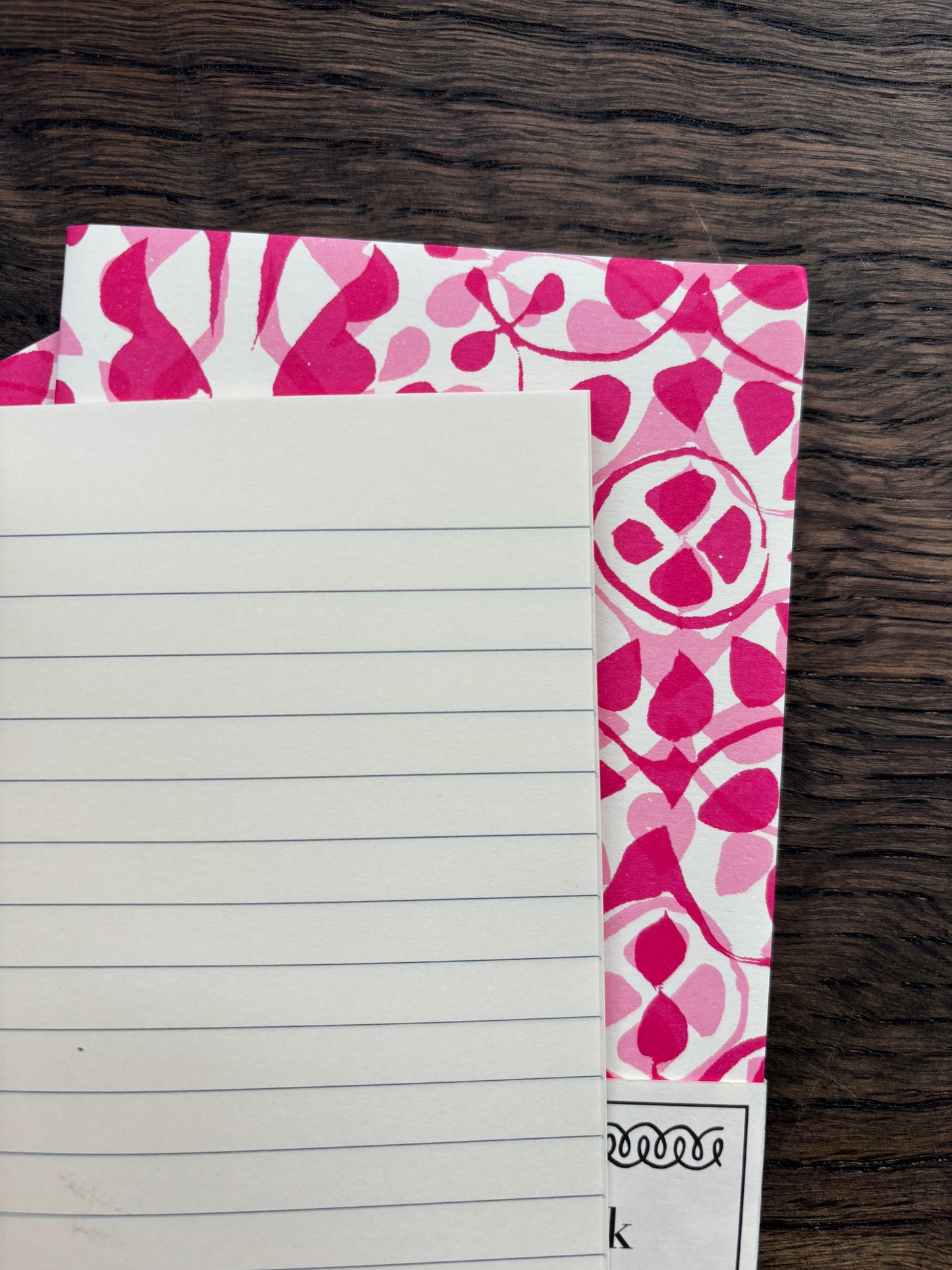 Very Slim List Book by Cambridge Imprint (Dappled Pink)