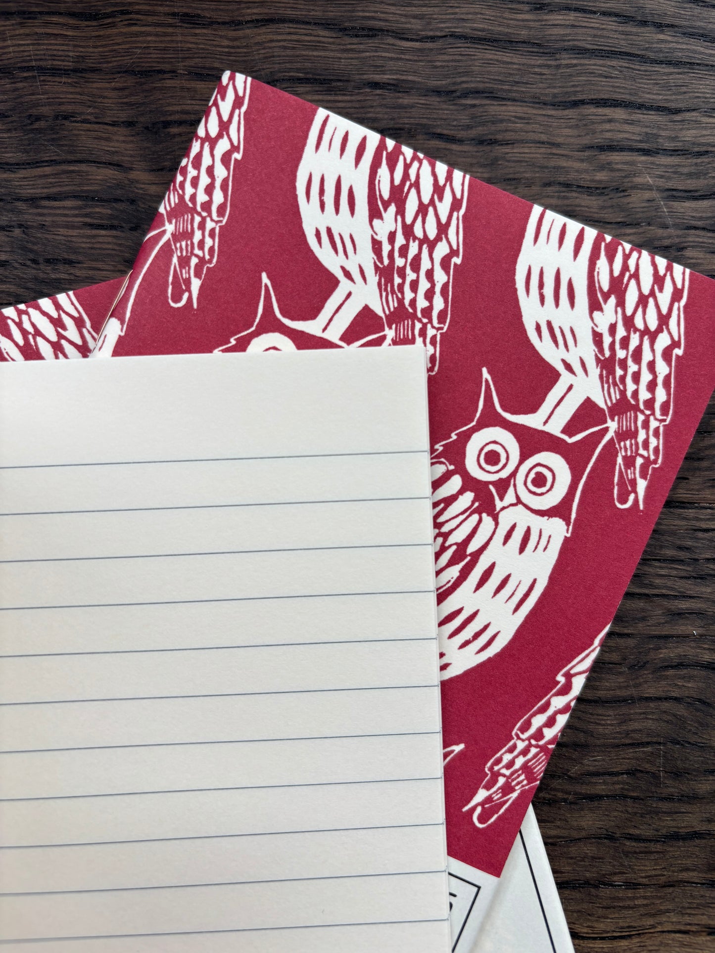 Very Slim List Book by Cambridge Imprint (Owls)
