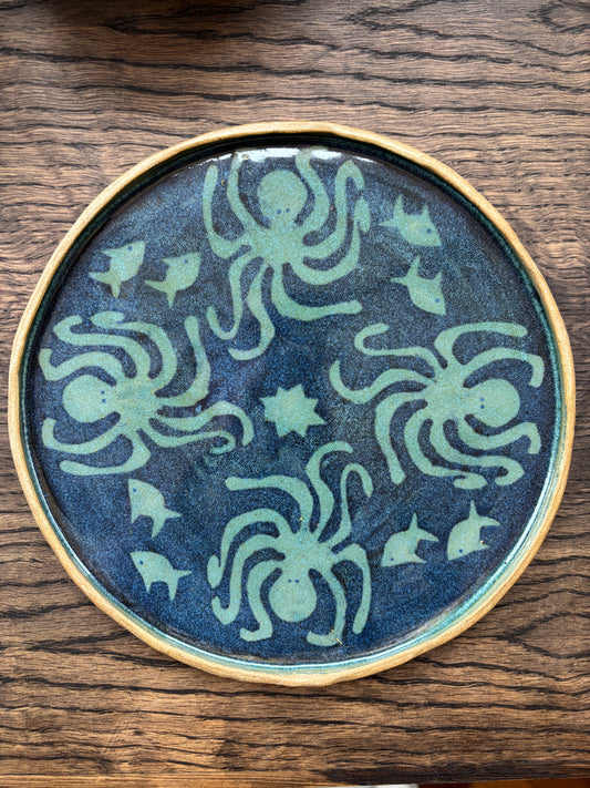 Medium Ceramic Plate by Zoe Hardinge