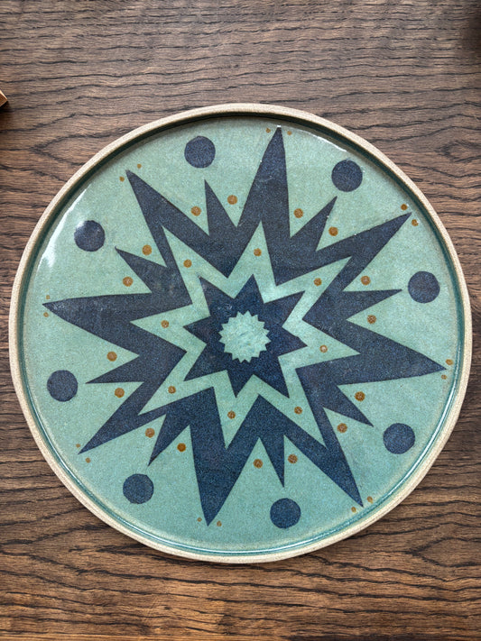 Large Ceramic Plate by Zoe Hardinge
