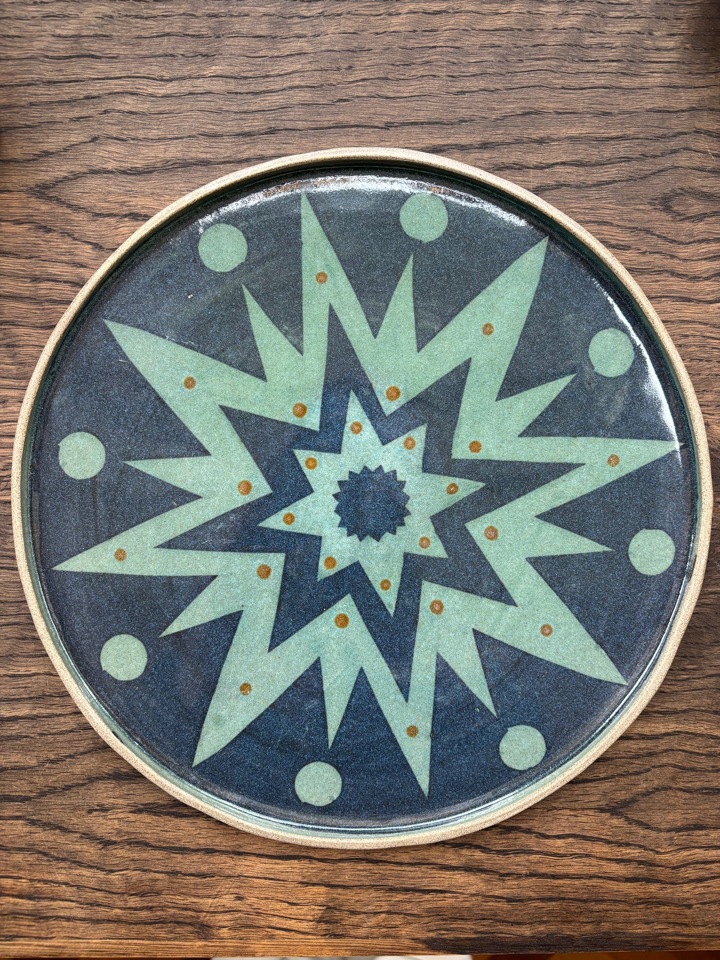 Large Ceramic Plate by Zoe Hardinge