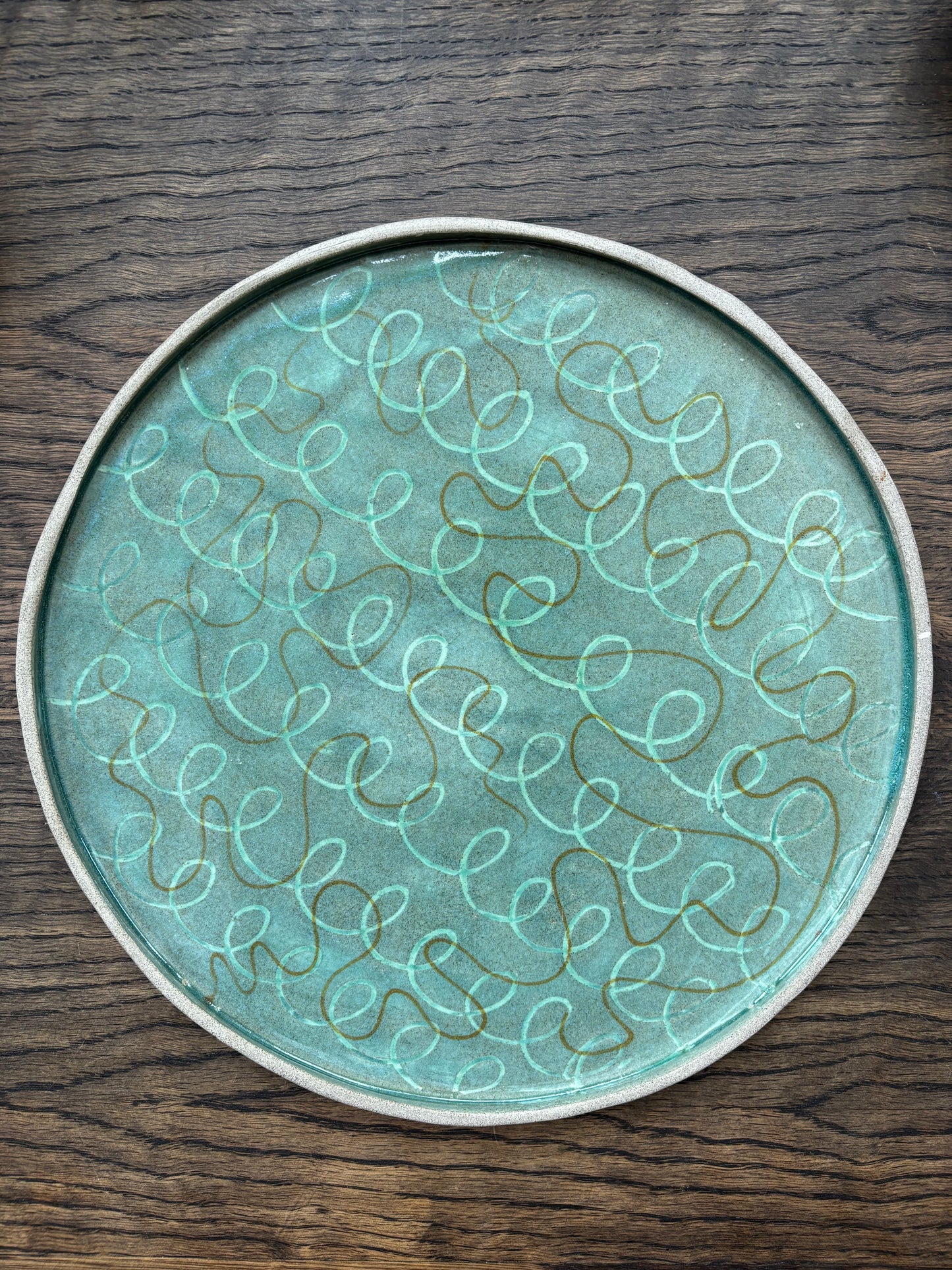 Large Ceramic Plate by Zoe Hardinge