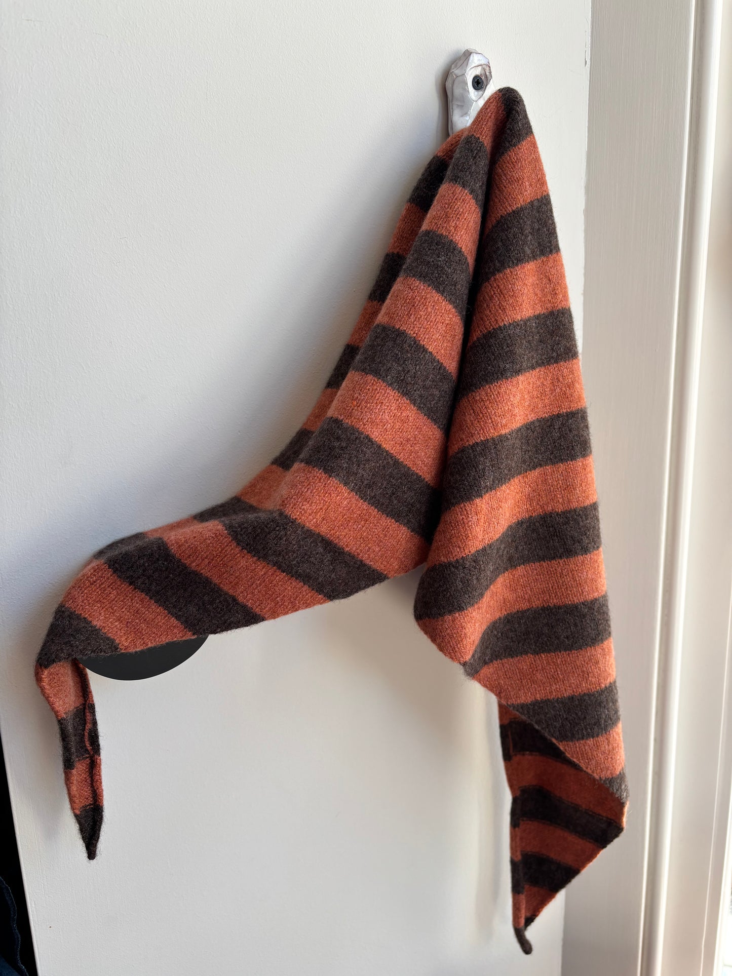 Lambswool Triangle Neck Scarf by Sally Nencini
