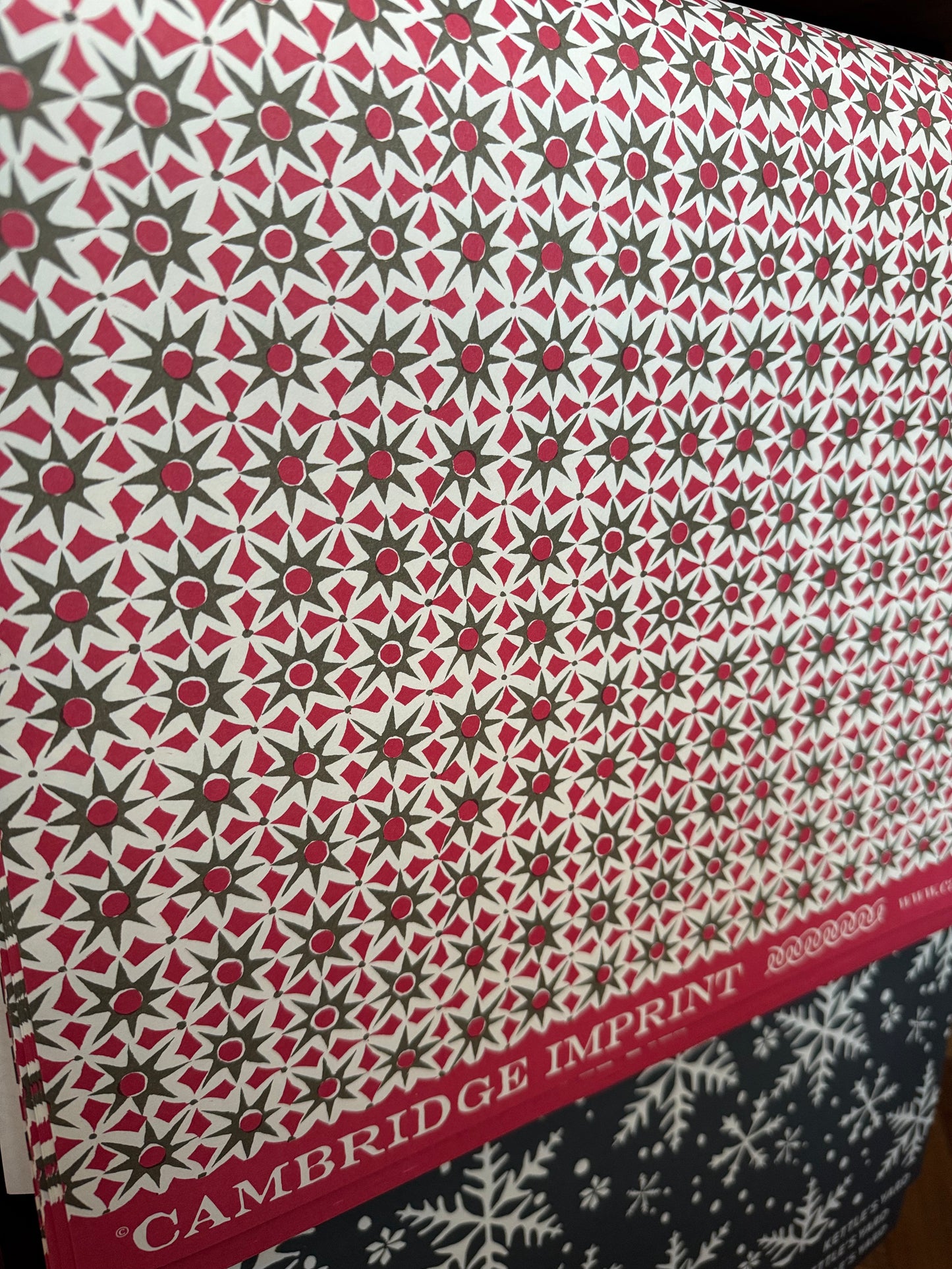 Cambridge Imprint Festive Wrapping Paper