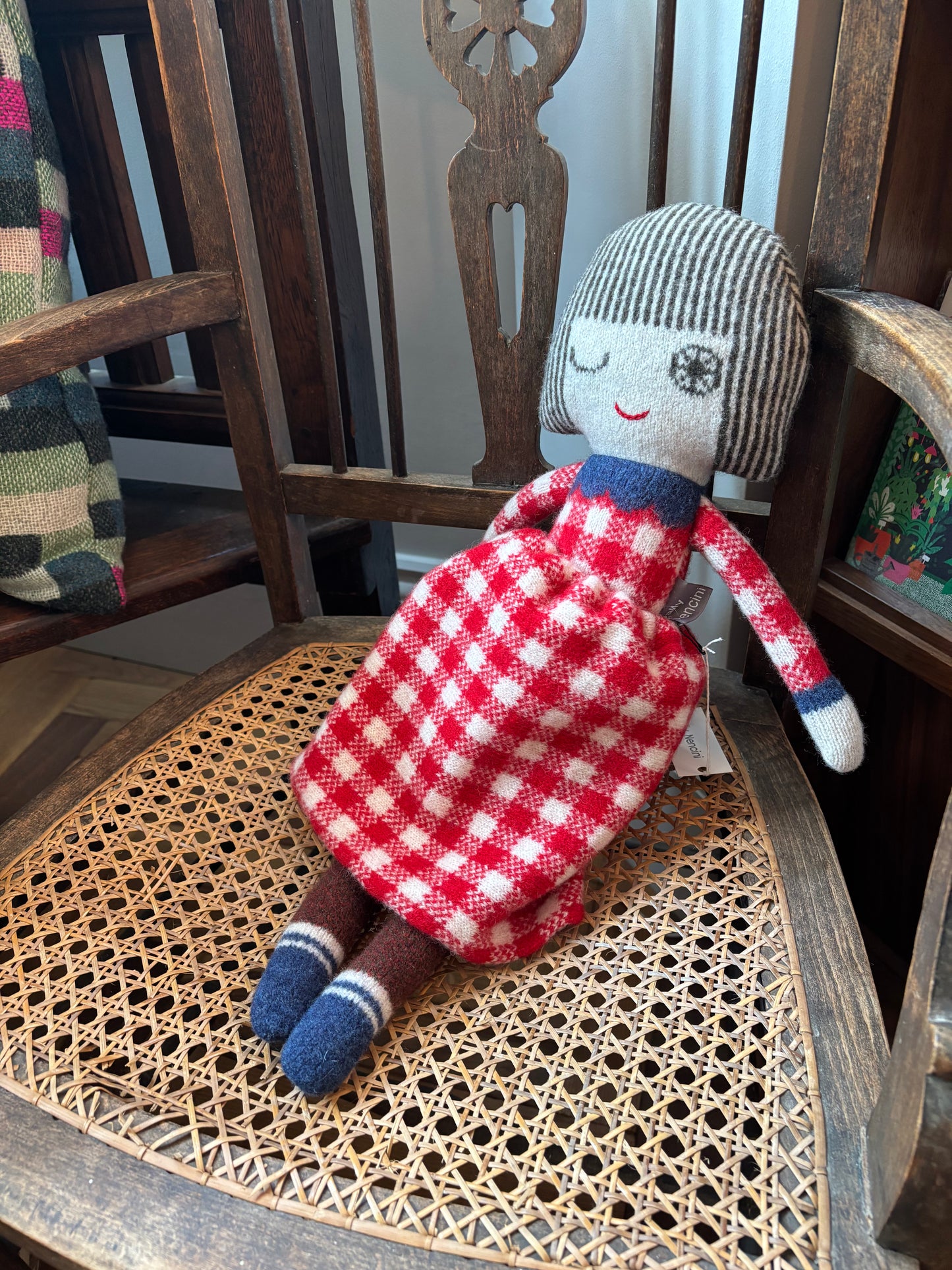 Gingham Doll by Sally Nencini