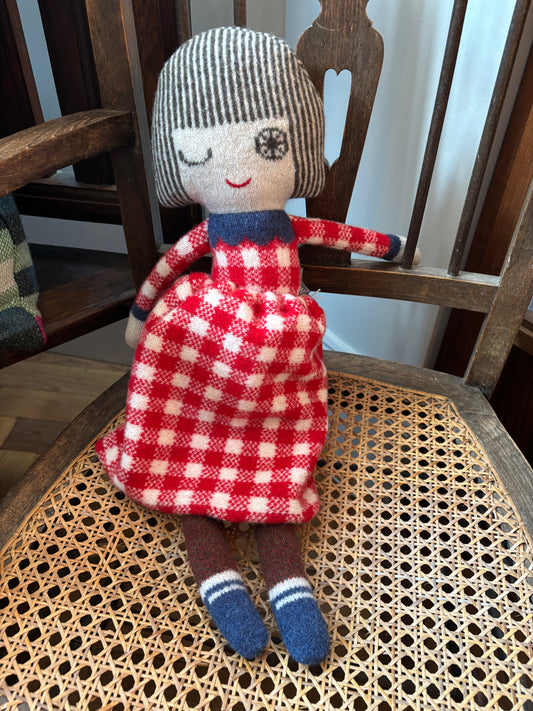 Gingham Doll by Sally Nencini