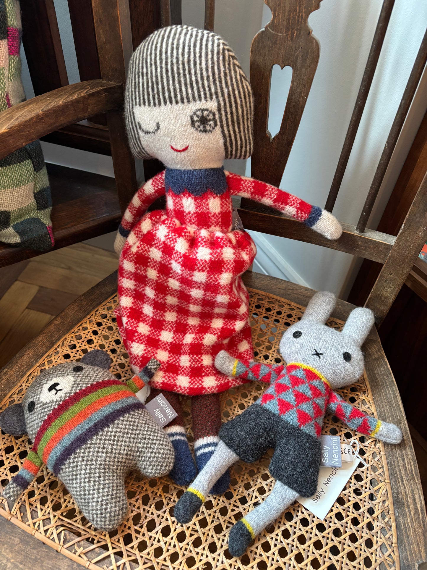 Gingham Doll by Sally Nencini