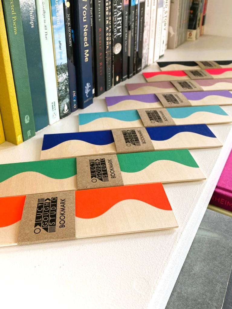 Screenprint Plywood Bookmark by Lucy Gough